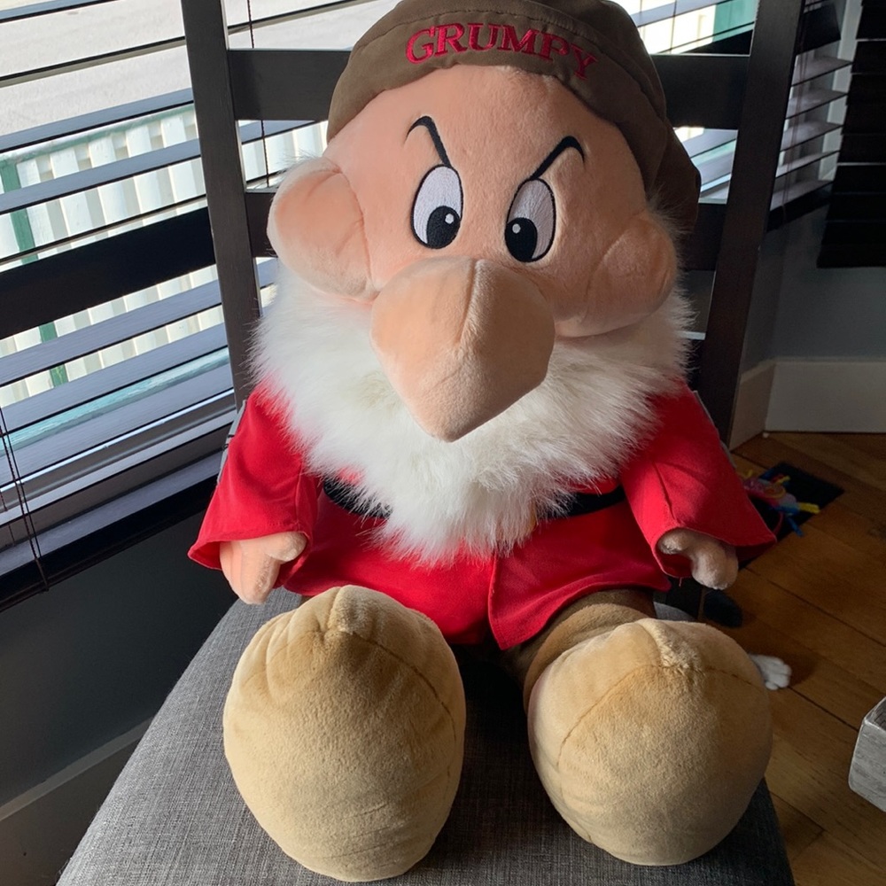 Disney Snow White and the Seven Dwarfs Large Grumpy plush
